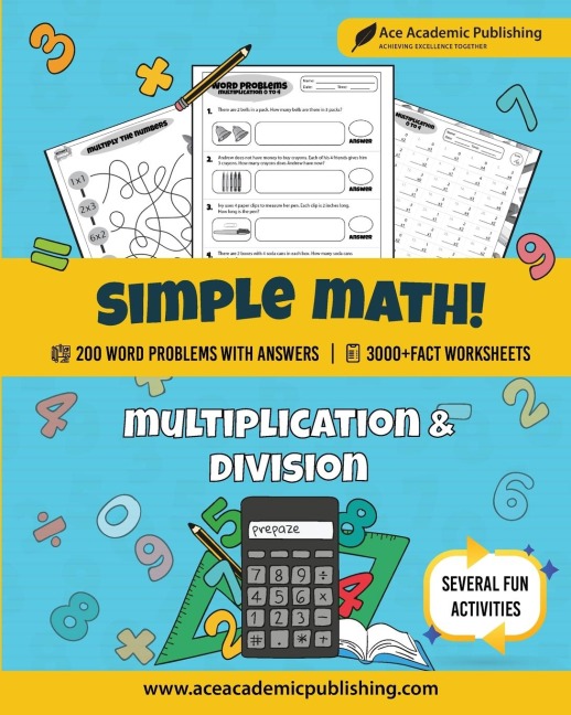 Simple Math: Multiplication and Division Workbook