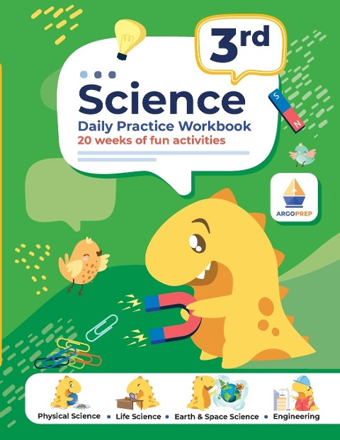 2nd Grade Science: Daily Practice Workbook | 20 Weeks of Fun Activities (Physical, Life, Earth and Space Science, Engineering | Video Explanations Included