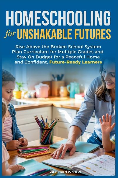 Homeschooling for Unshakable Futures: Rise Above the Broken School System, Plan Curriculum for Multiple Grades, and Stay On Budget for a Peaceful Home and Confident, Future-Ready Learners