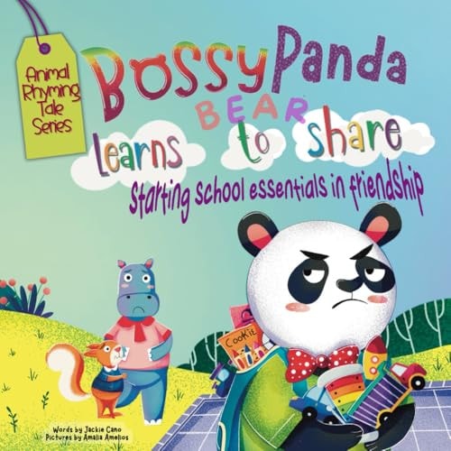 Bossy Panda Bear Learns to Share Starting School Essentials in Friendship
