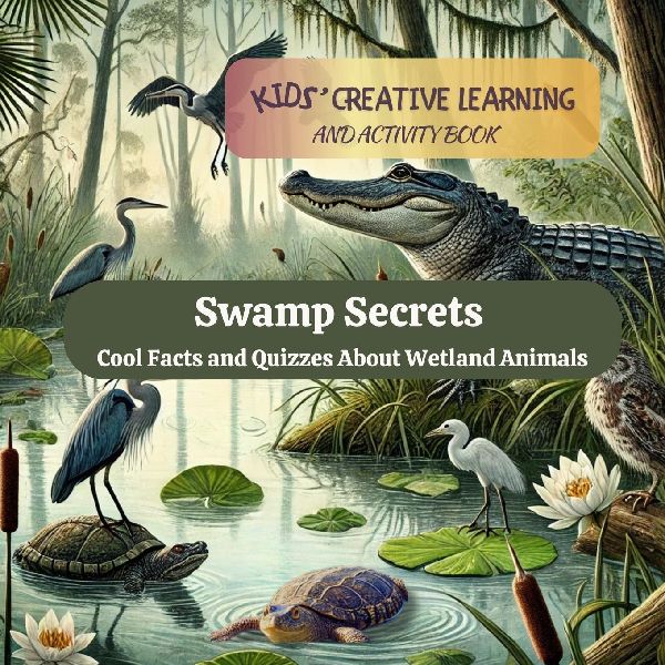 Swamp Secrets: Cool Facts And Quizzes About Wetland Animals: Cool Facts And Quizzes About Wetland Animals: Kids Creative Learning and Activity Book
