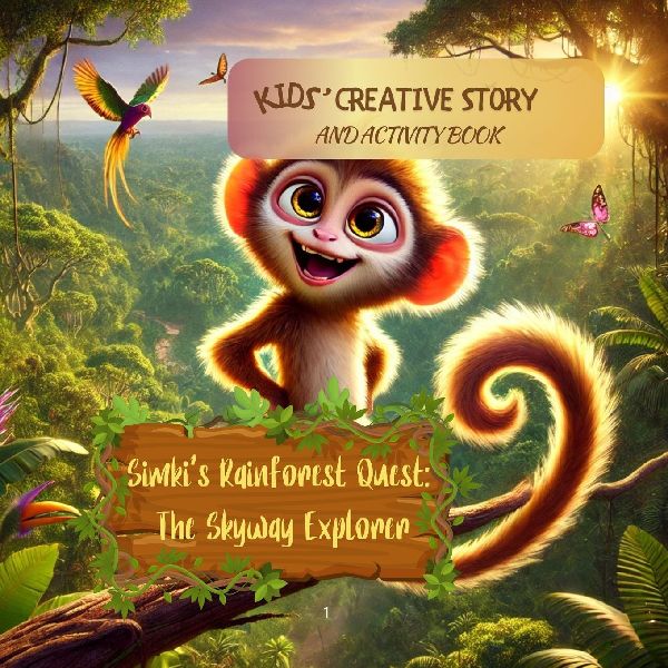 Simkis Rainforest Quest: The Skyway Explorer: The Skyway Explorer: Kids Creative Story and Activity Book