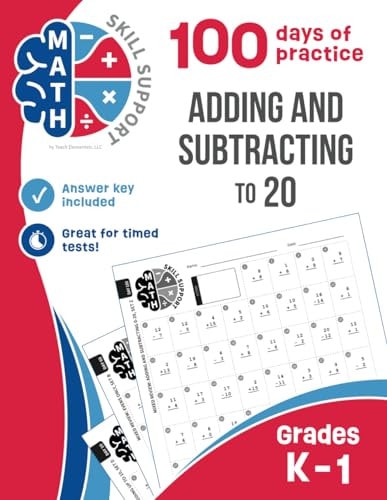 Math Skill Support Adding and Subtracting To 20