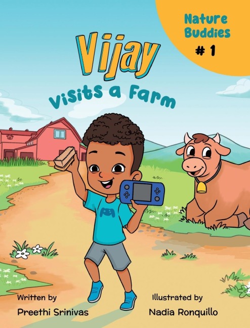 Vijay Visits a Farm: A childrens book about new experiences and social skills