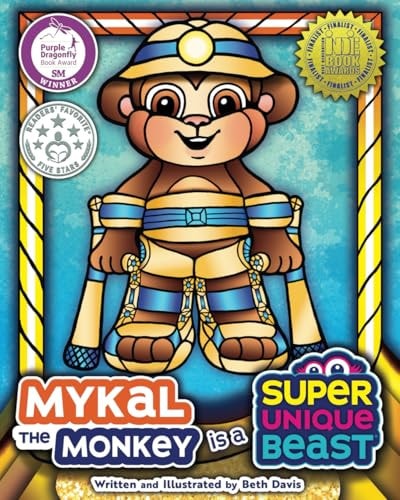 Mykal the Monkey Is a Super Unique Beast An Adventurous Social-Emotional Learning Book for Kids About Overcoming Challenges and Believing in Yourself