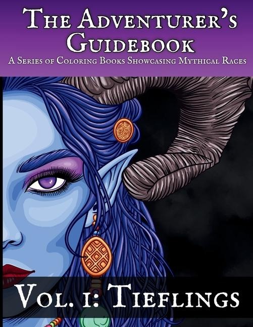 Tieflings: A Coloring Book Showcasing a Mythical Race