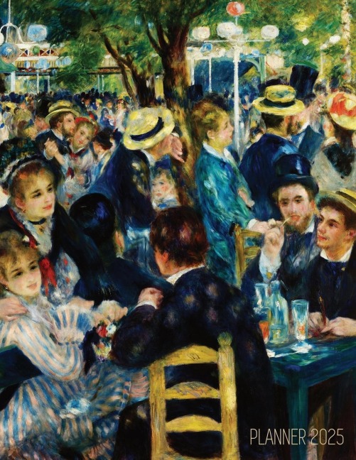 Renoir Daily Planner 2025: Dance at le Moulin de la Galette Painting | Artistic Impressionism Art Organizer