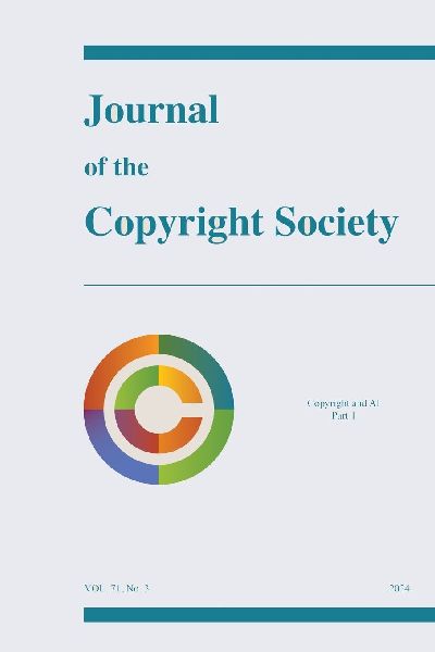 Journal of the Copyright Society, Volume 71(3)