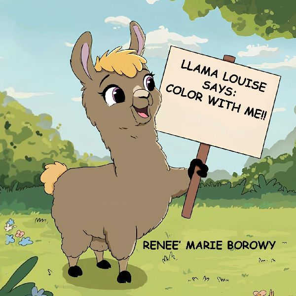 Llama Louise Says: Color With Me