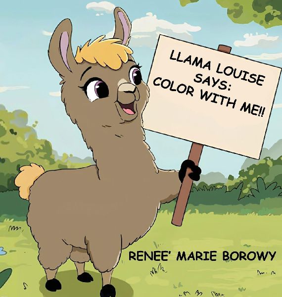 Llama Louise Says: Color With Me