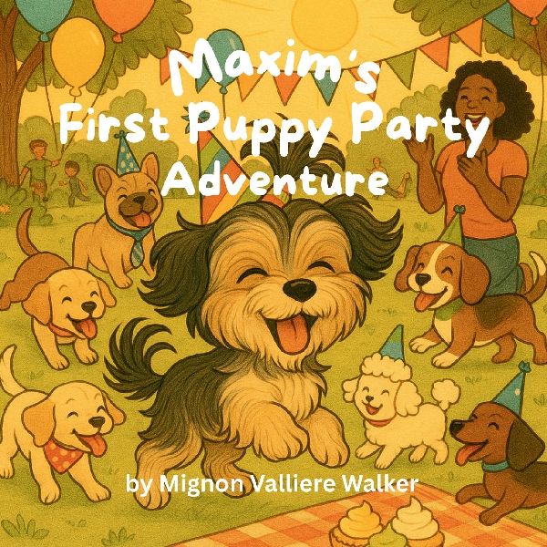 Maxims First Puppy Party Adventure