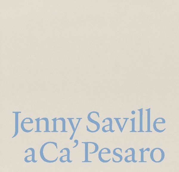 Jenny Saville a Ca' Pesaro