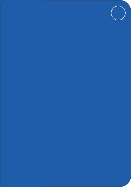 Cornflower Blue Pocket Blank Notebook