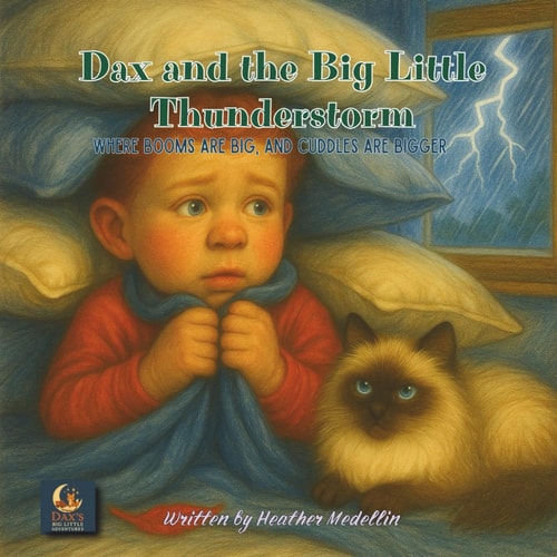 Dax and the Big Little Thunderstorm Where Booms Are Big, and Cuddles Are Bigger