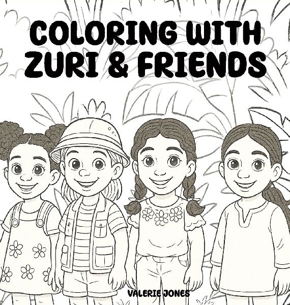 Coloring with Zuri & Friends