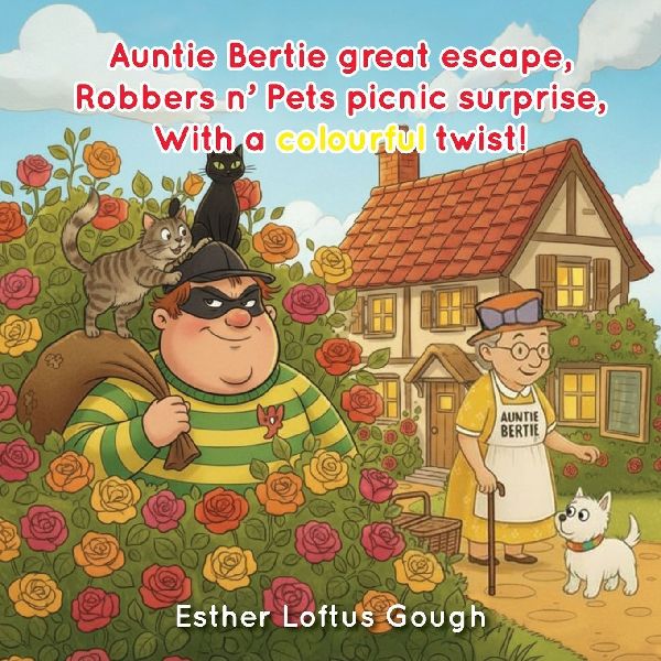 Auntie Bertie Great Escape, Robbers n Pets Picnic Surprise, With a Colourful Twist!