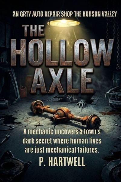 The Hollow Axle: A mechanic uncovers a towns dark secret where human lives are just mechanical failures