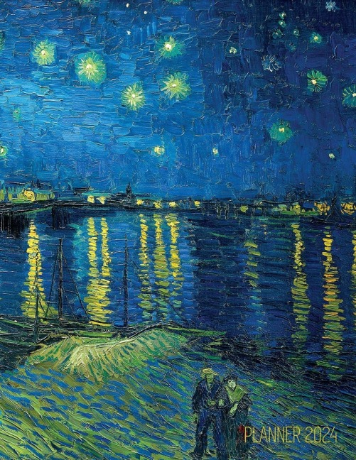 Van Gogh Art Planner 2023: Starry Night Over the Rhone Organizer | Calendar Year January-December 2023 (12 Months)