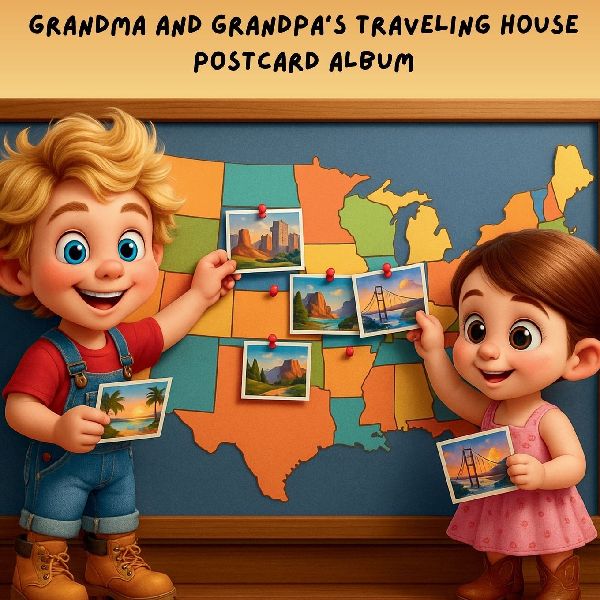 Grandma and Grandpas Traveling House Postcard Activity Book: A Traveling Sarffs Adventure