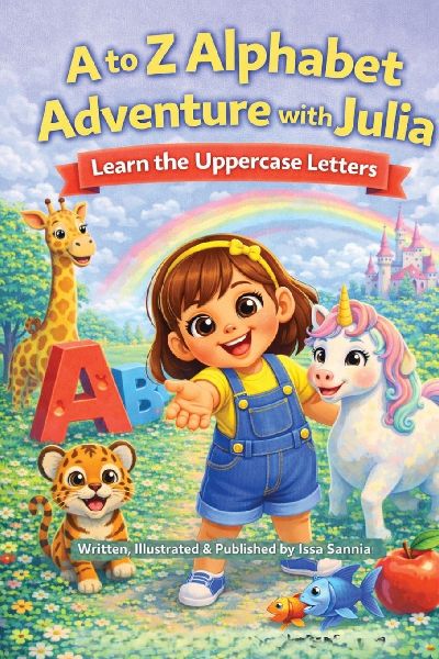 A to Z Alphabet Adventure with Julia: Learn the uppercase letters