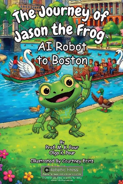 The Journey of Jason the Frog(TM) AI Robot to Boston