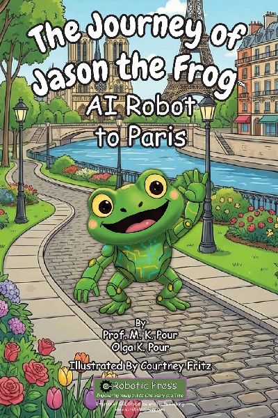 The Journey of Jason the Frog(TM) AI Robot to Paris