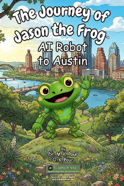 The Journey of Jason the Frog(TM) AI Robot to Austin