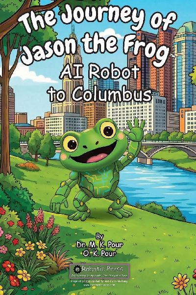 The Journey of Jason the Frog(TM) AI Robot to Columbus