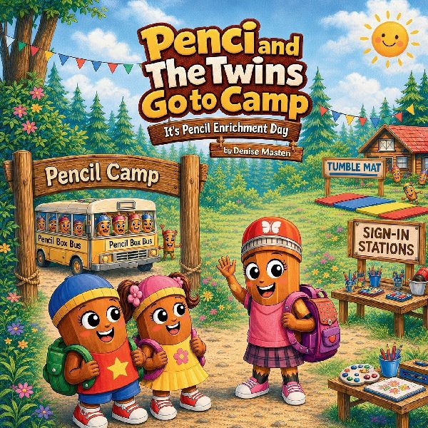 Penci and the Twins Go to Camp: It's Pencil Enrichment Day!
