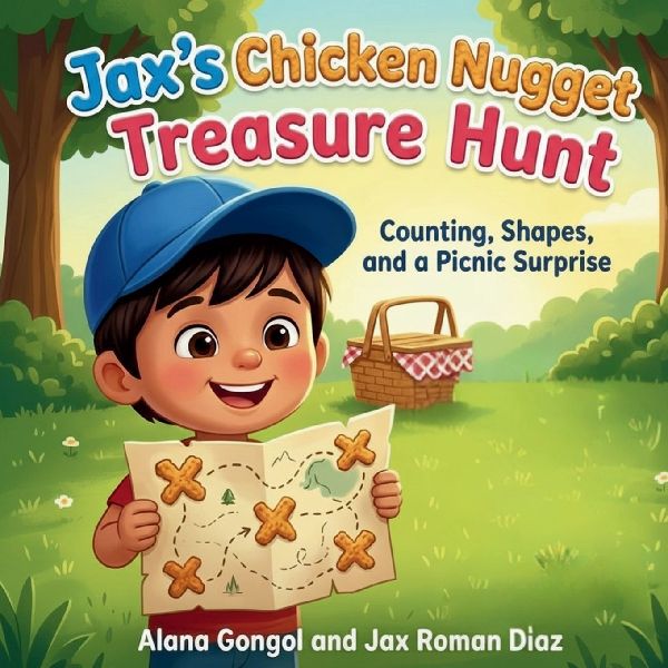 Jaxs Chicken Nugget Treasure Hunt: Counting, Shapes, and a Picnic Surprise