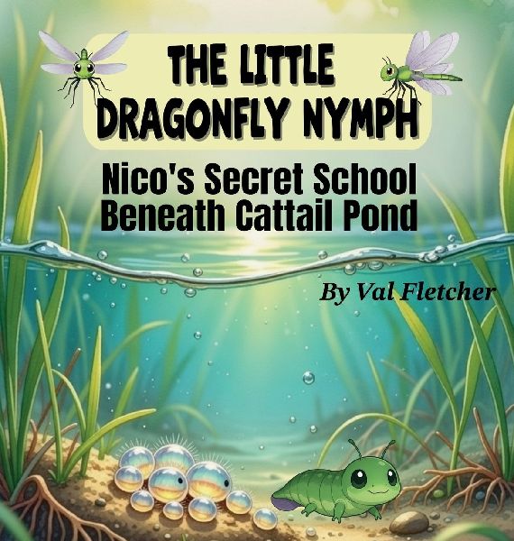 The Little Dragonfly Nymph: Nicos Secret School  Beneath Cattail Pond