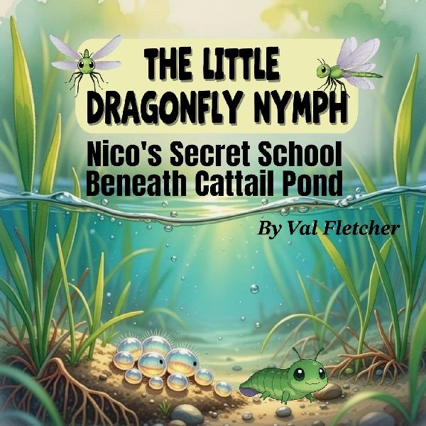 The Little Dragonfly Nymph: Nicos Secret School Beneath Cattail Pond