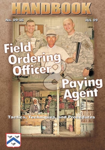 Field Ordering Officer and Paying Agent Tactics, Techniques, and Procedures