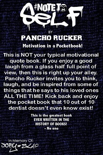 #NoteToSelf Motivation in a Pocketbook!