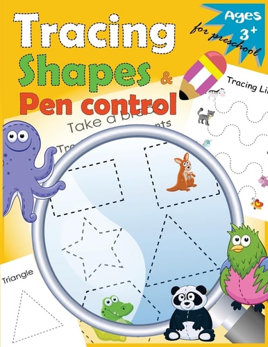 Tracing Shapes and Pen Control for Preschool Kindergarten Tracing Workbook