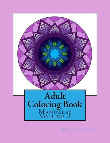 Adult Coloring Book Mandalas Volume 3