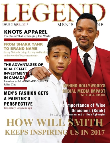Legend Men's Magazine Will Smith Inspires In 2017
