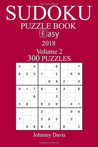 300 Easy Sudoku Puzzle Book - 2018