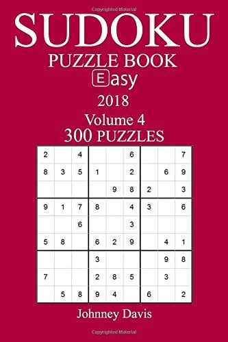 300 Easy Sudoku Puzzle Book - 2018