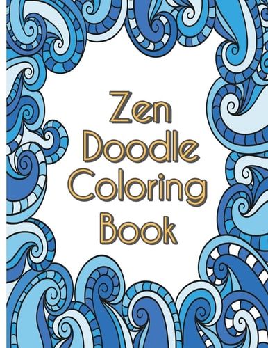 Zen Doodle Coloring Book Stress Reliever and Relax Adult Coloring Books Doodle Design