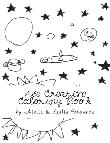 Ace Creative Coloring Book Hand Drawn for Girls