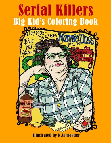 Serial Killers Adult Coloring Book