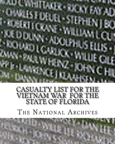Casualty List for the Vietnam War for the State of Florida