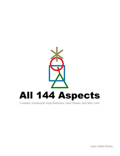 All 144 Aspects Complete Astrological Angle Reference, Outer Planets, and Other Tools