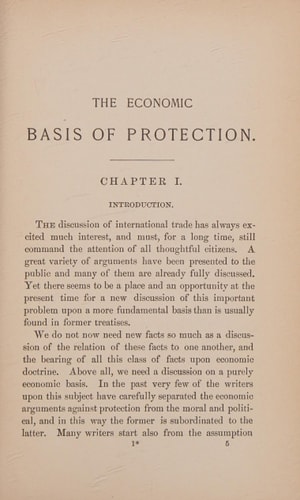 The Economic Basis of Protection