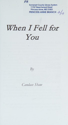 When I Fell for You