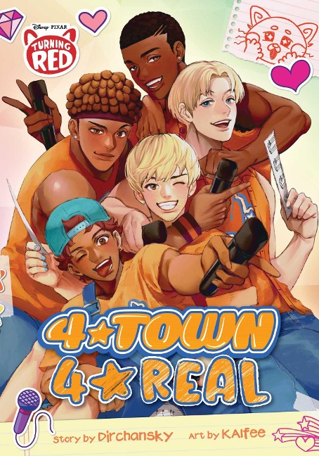 Disney and Pixars Turning Red: 4*Town 4*Real: The Manga