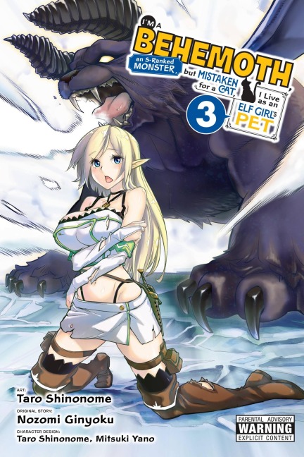 Im a Behemoth, an S-Ranked Monster, but Mistaken for a Cat, I Live as an Elf Girls Pet, Vol. 3 (manga)