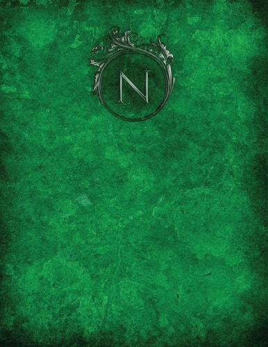 Monogram "n" Sketchbook Sketch Pad Notebook