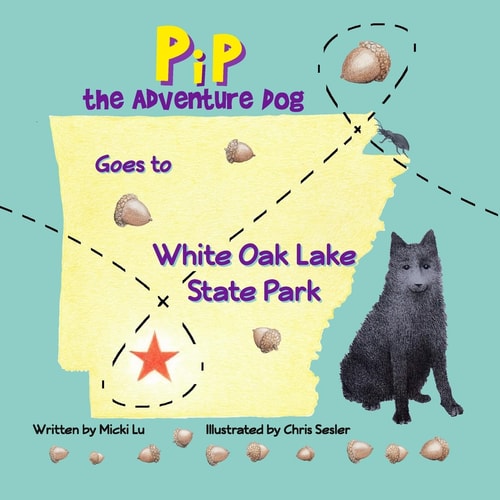 Pip The Adventure Dog Goes to White Oak Lake State Park